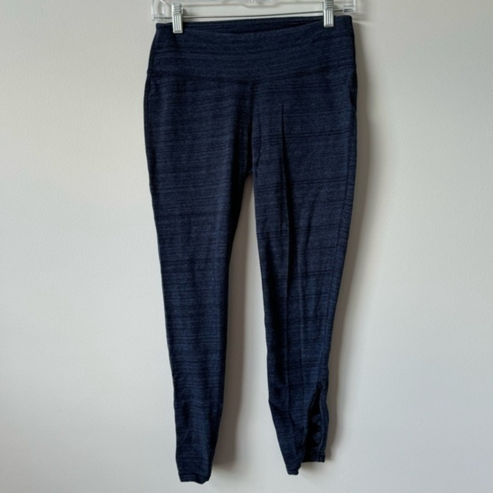 Gap Fit Womens Heather‎ Blue High Rise 7/8 Leggings